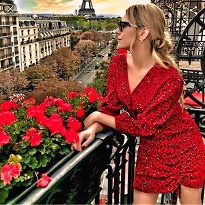 NWT Lovers + Friends Hayden Mini Dress in Sahara Cheetah | XS